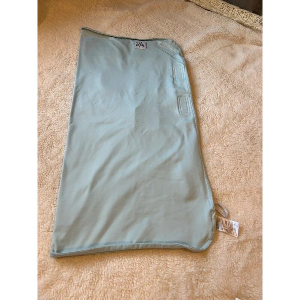Ollie Light Blue Velcro Stretchy Swaddle